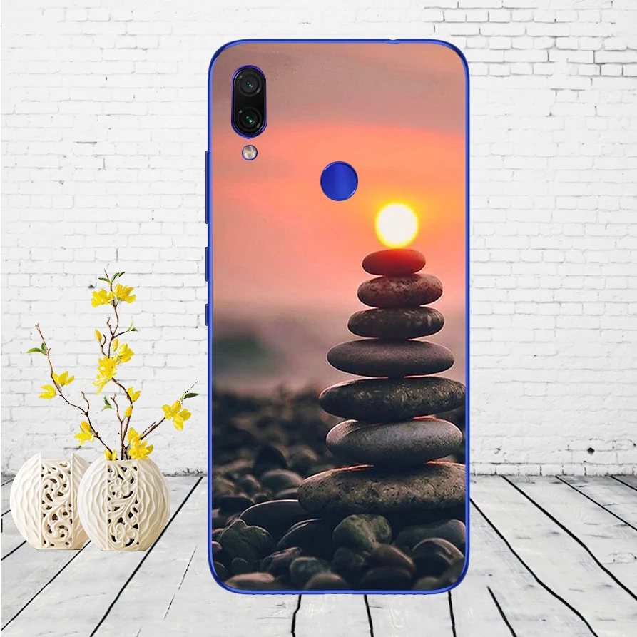 C4 Чехол для Xiaomi Redmi Note 7, силиконовый чехол для Xiaomi Redmi Note 7, задняя крышка, чехол для Redmi Note 7, чехол для телефона - Цвет: C4