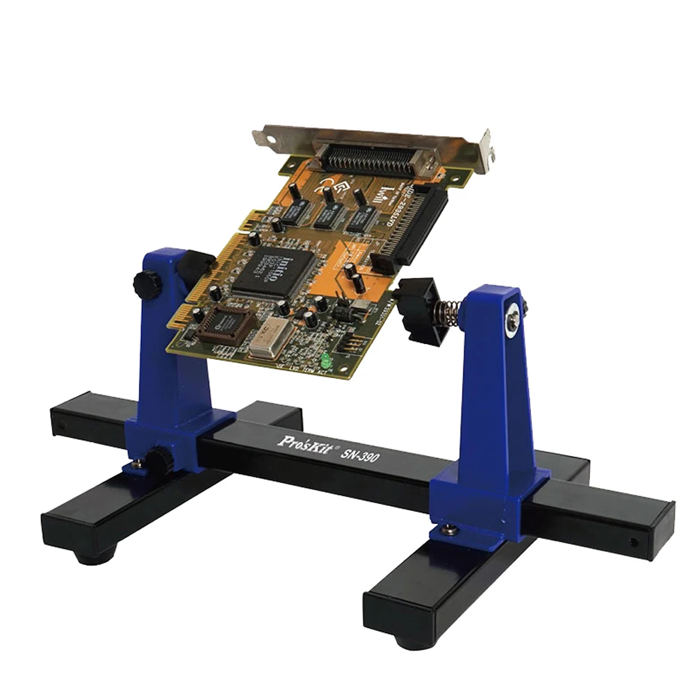 SN-390 Adjustable PCB Holder 360 Degree Rotation Printed Circuit Board Jig Soldering Assembly Stand Clamp Repair Tools