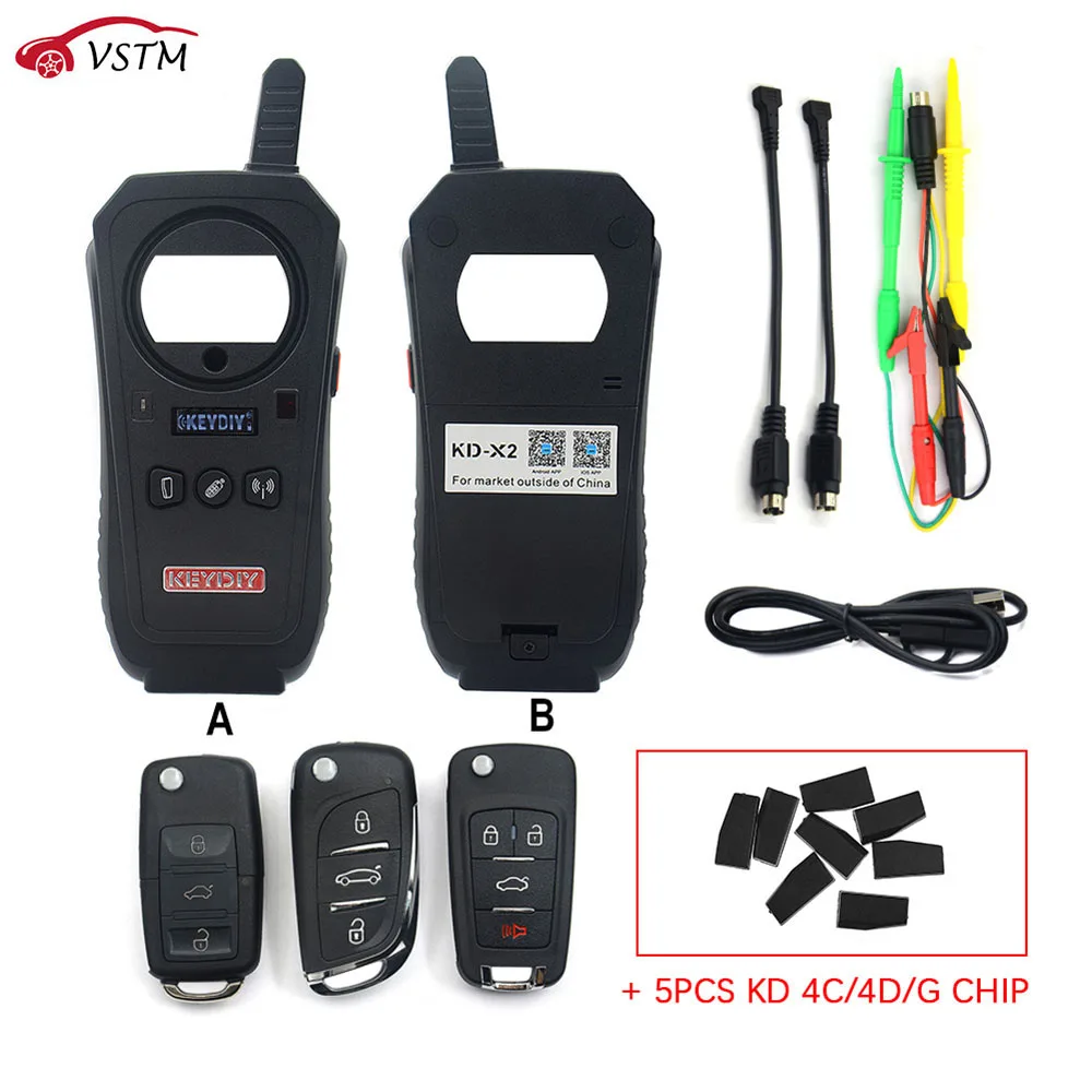 OBD2 keydiy KD X2 kd удаленное устройство Unlocker с бесплатным ID48 96bit транспондерная копия