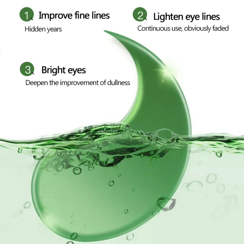 Зеленые водоросли укрепляющая маска для глаз патчи Кристальные зеленые маски