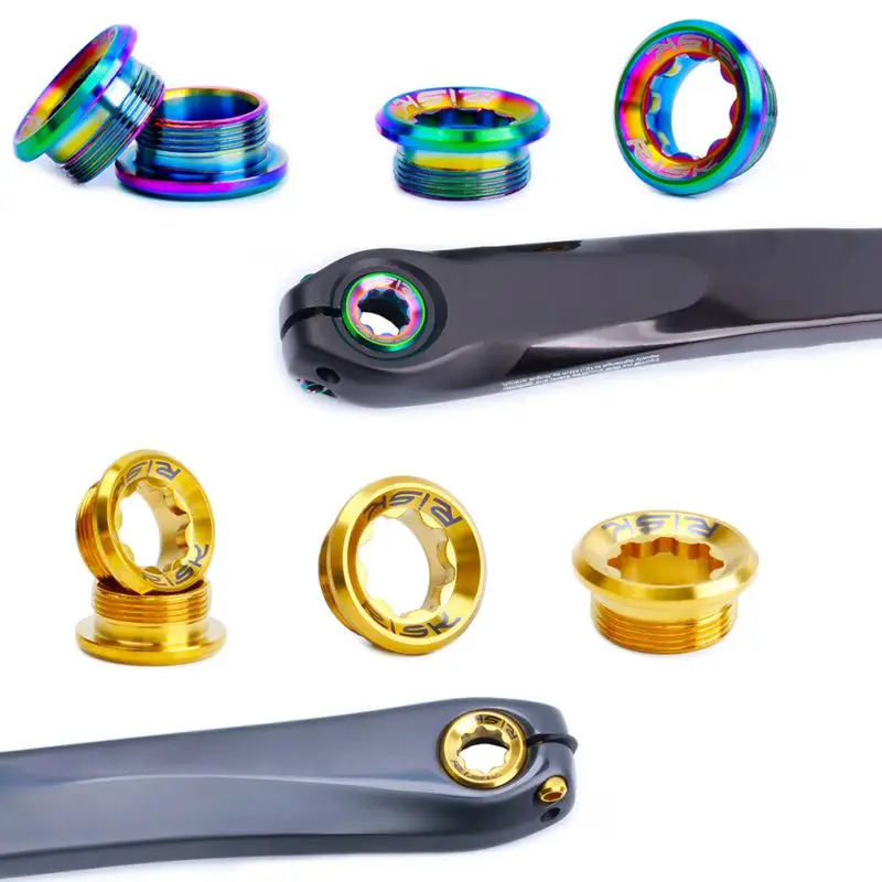 Велосипед из титанового сплава крышка шатуна шоссейный велосипед MTB Звездочка BB