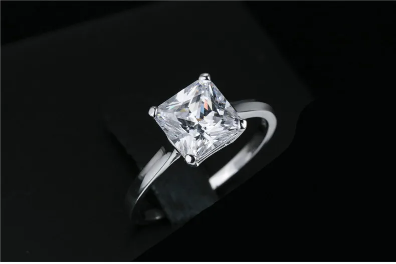 Oh My God So beautiful не поддельные круглые огранки S925 Серебряное кольцо SONA бриллиантовый солитер прекрасное кольцо уникальное обручальное