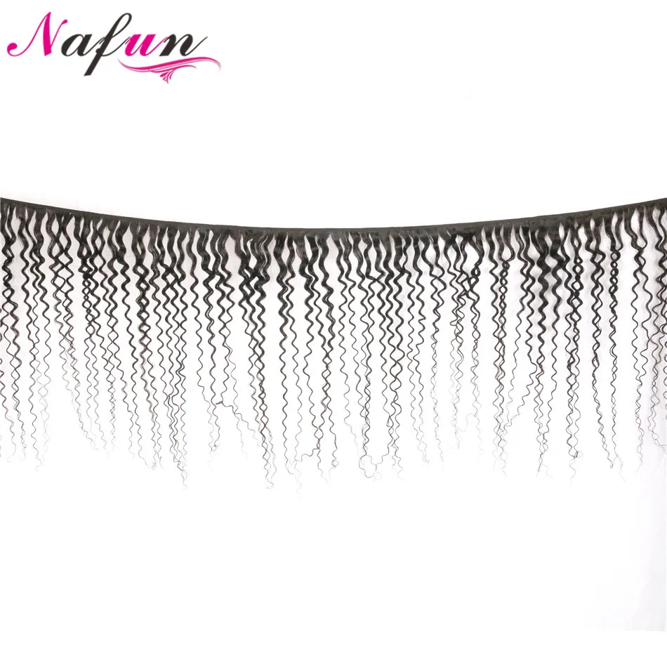NAFUN малазийские кудрявые вьющиеся волосы плетение пучков человеческих волос