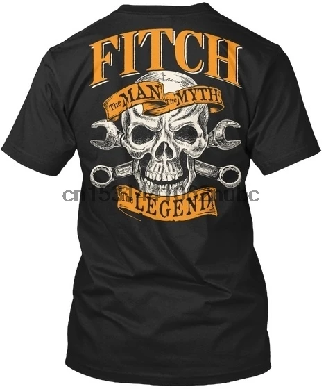 Стандартная футболка унисекс Fitch The Man Myth Legend|Мужские футболки| |