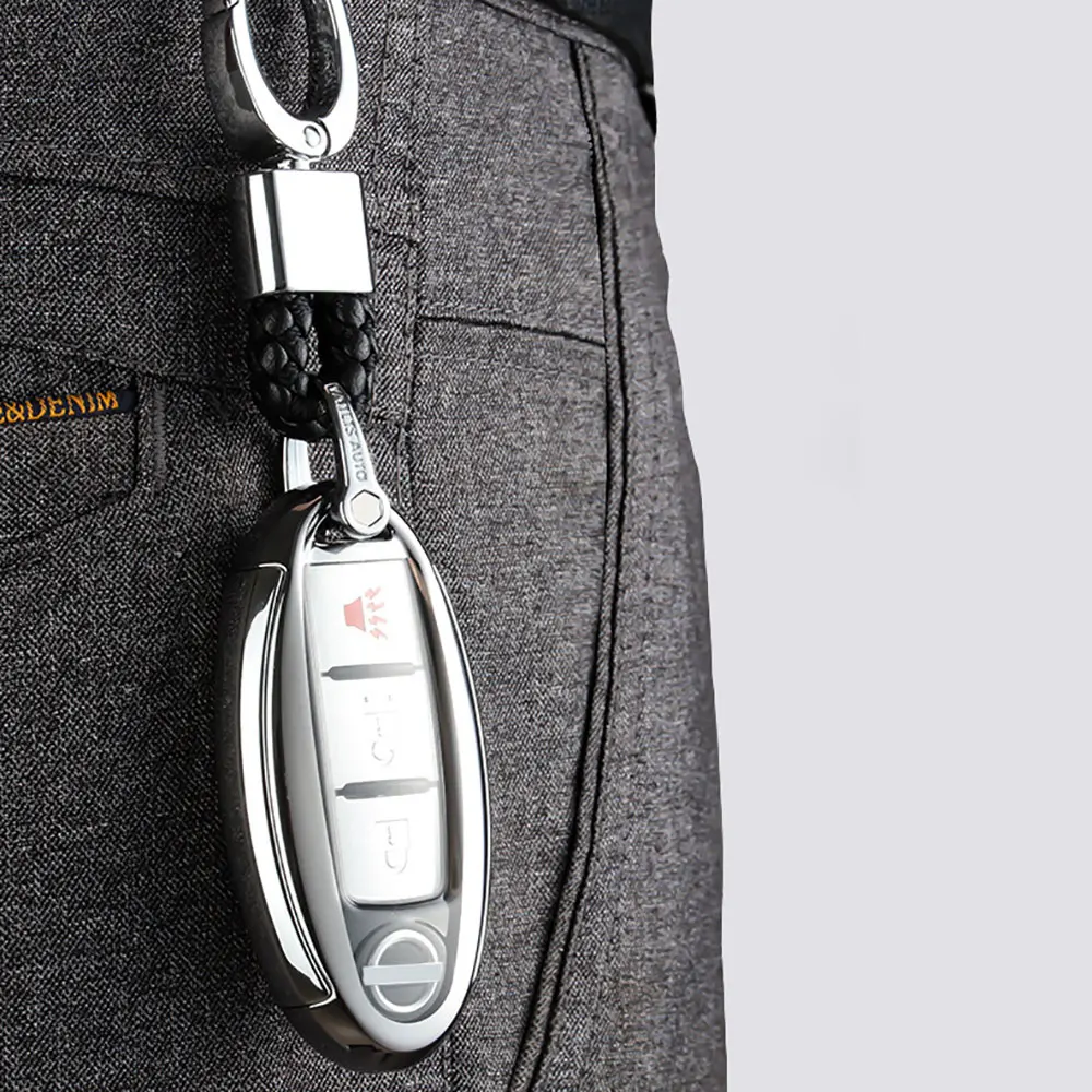 TPU + PC чехол ключа дистанционного управления автомобилем Брелок для Nissan Qashqai J10 J11 X