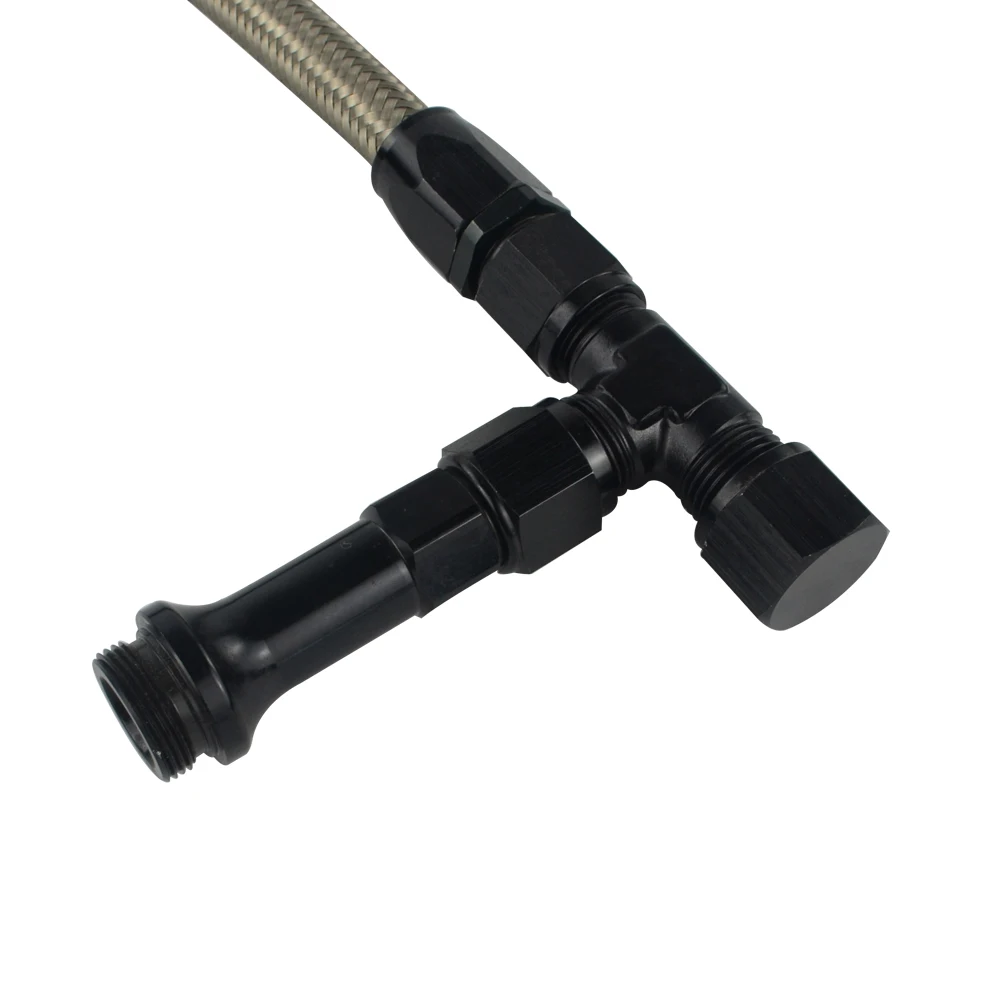 RESO AN8 8AN двойная подача топливная леска Carb для Holley Dominator 4500 Series 7/8 &quot 20 thread|Подача и