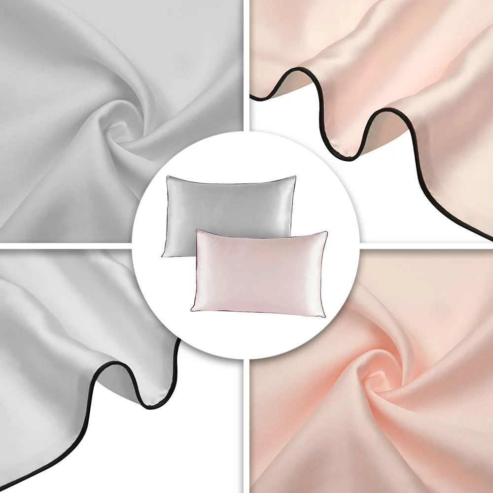 100% природа шелковистая шелковая Подушка Чехол наволочки чехол s для здорового