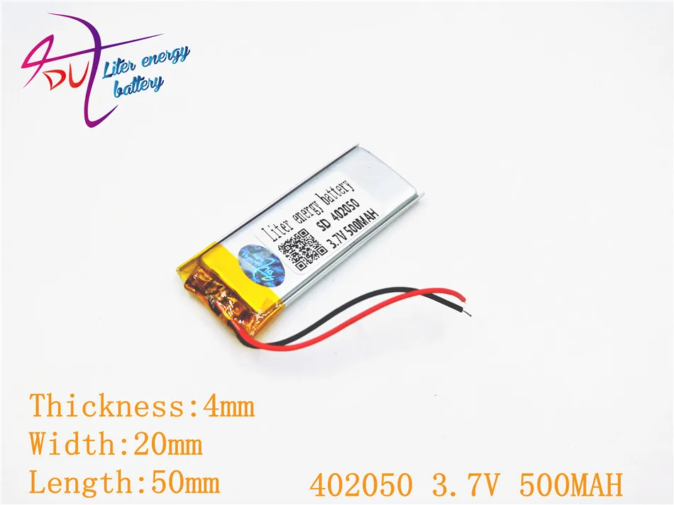 Полимерная батарея 3 7 V 402050 042050 MAH MP4 MP5 GPS DVD X19MP3 аккумулятор гарнитура батарея|headset