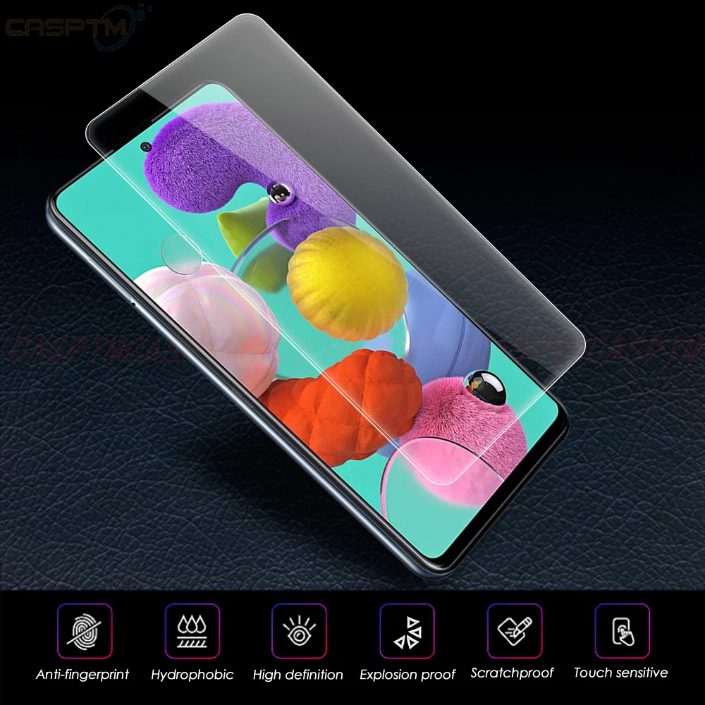 Закаленное стекло с полным покрытием для samsung Galaxy A51 A71 9D Защитная пленка A30 A50 A70 A30S