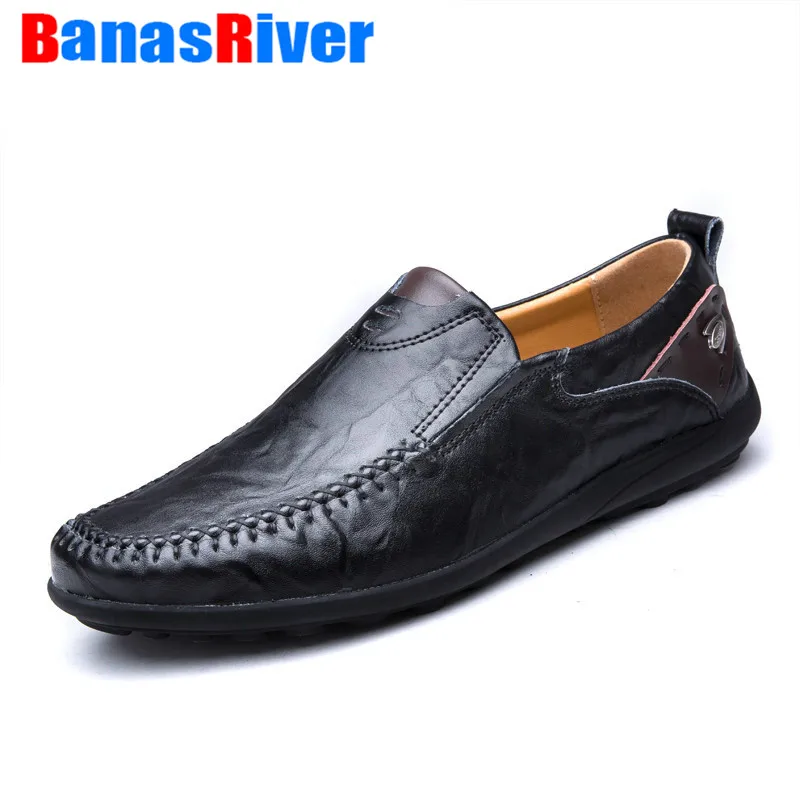 

Fashion Casual Driving Shoes Leather Loafers Men New Handmade Loafers Luxury Flats Footwear Breathable Outdoor Walking Chaussure