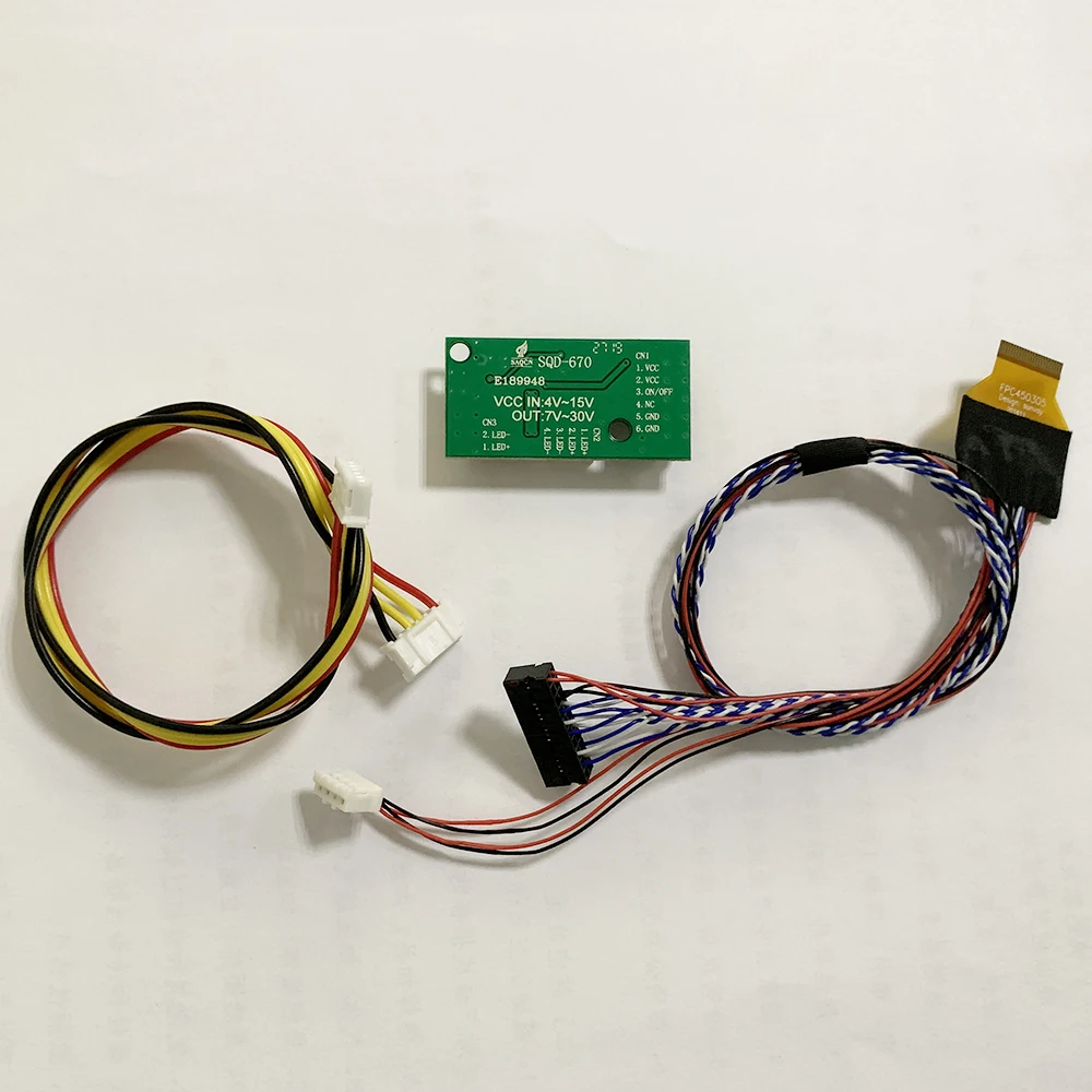 Обновленная LTL101AL06 LTN101AL03 10,1 дюймовый адаптер LVDS плата преобразователя пластины 0,3 мм 1ch 8 бит 45Pin FFC FPC LVDS плата преобразования