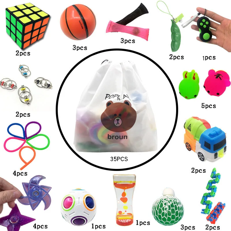 

Decompression DIY decompression toy set novelty toys / adult gift autism needs to relieve stress, anxiety and toys