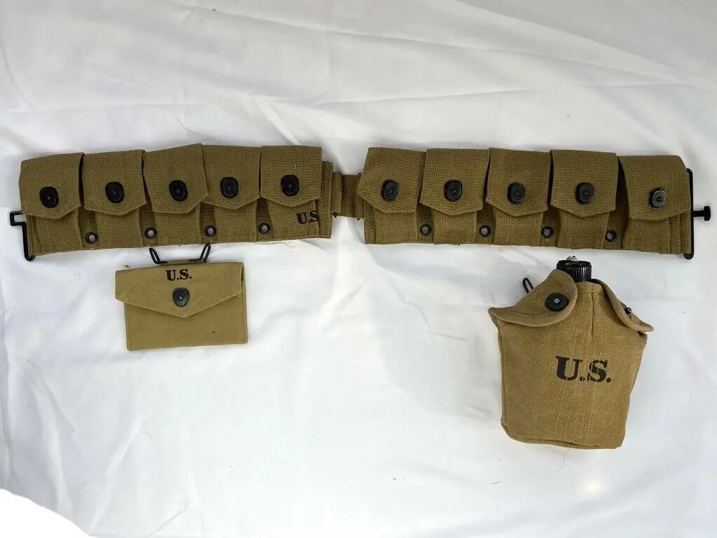 Tomwang201. Вторую мировую войну WW2 армии США M 1923 патронташ и M1910 столовой & сумка