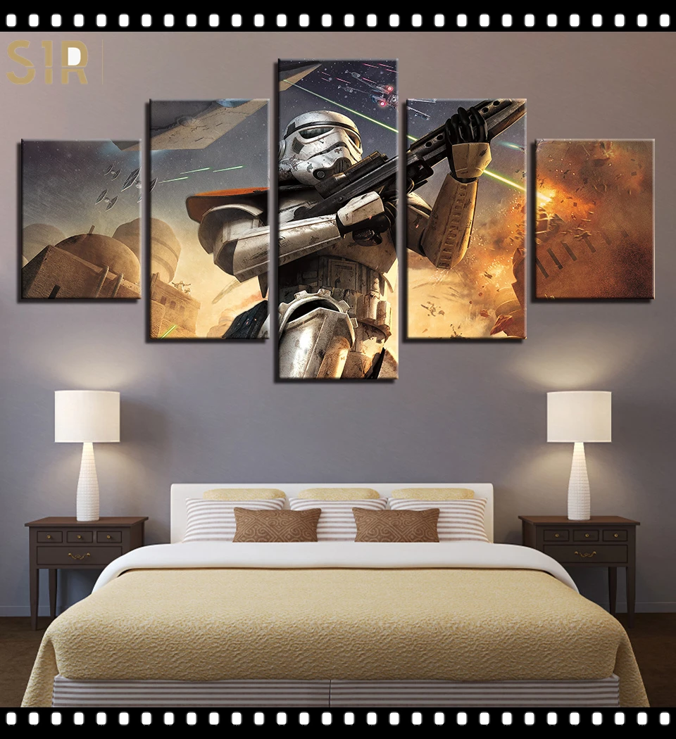 Украшения из фильма &quotЗвездные войны&quot 5 частей Постер HD украшение для гостиной