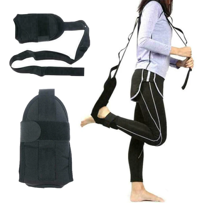 Yoga Strap Stretch Bands Leg Lacing Belt Fitness Exerciser Assisted Ankle Stretcher Rehabilitation Workout Training Equipment | Спорт и