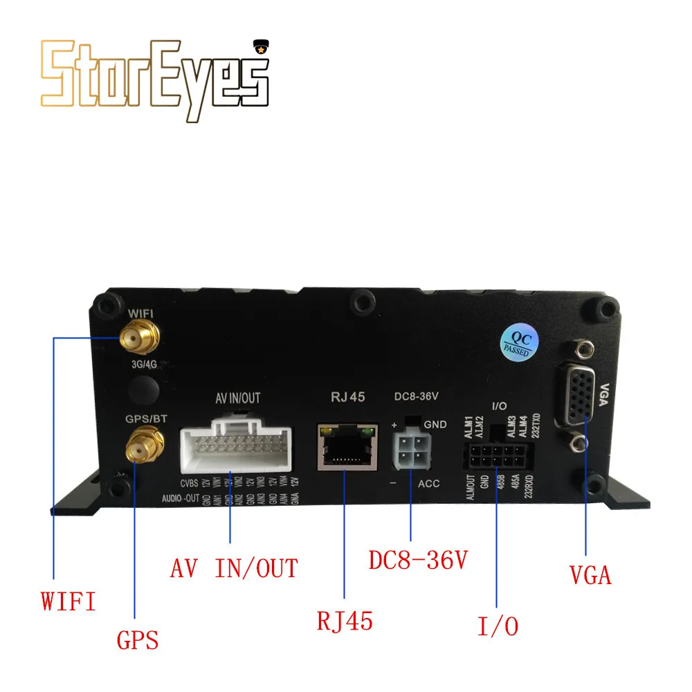 H.264 AHD 720P 4Ch HDD SD карта прицеп грузовик машина автомобиль школа автобус GPS Wi Fi