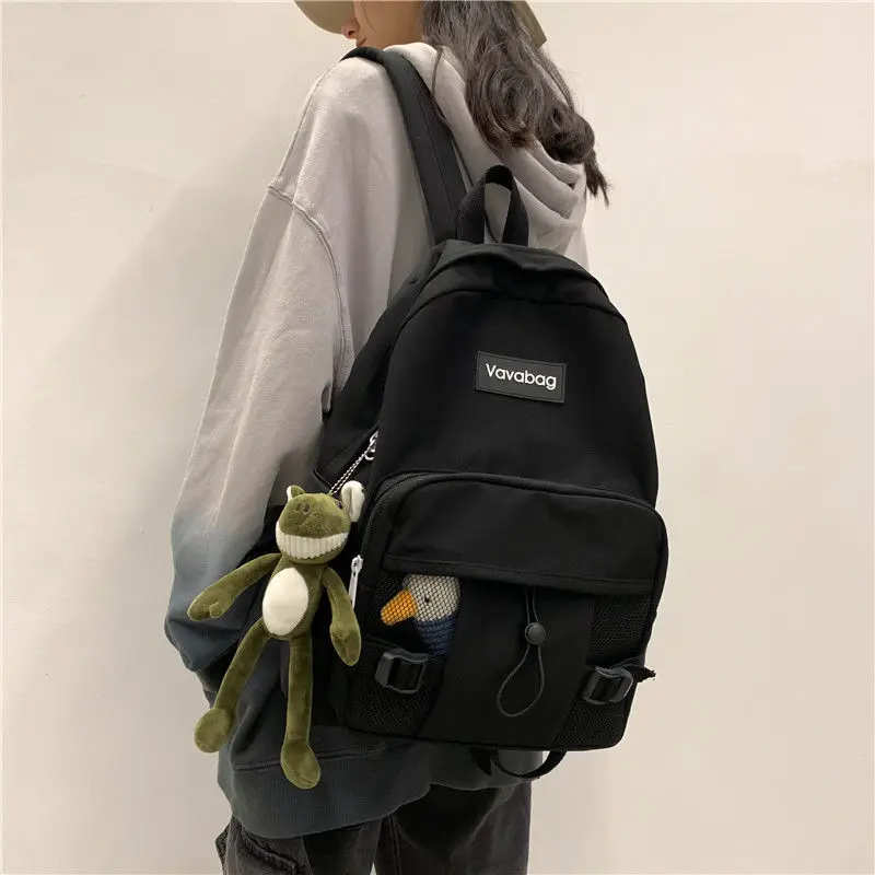 

Korean Style Travel Canvas Cute Backpack Schoolbag Women Mochila Bagpack School Bags For Teenage Girls Harajuku Rugzak Sac A Dos