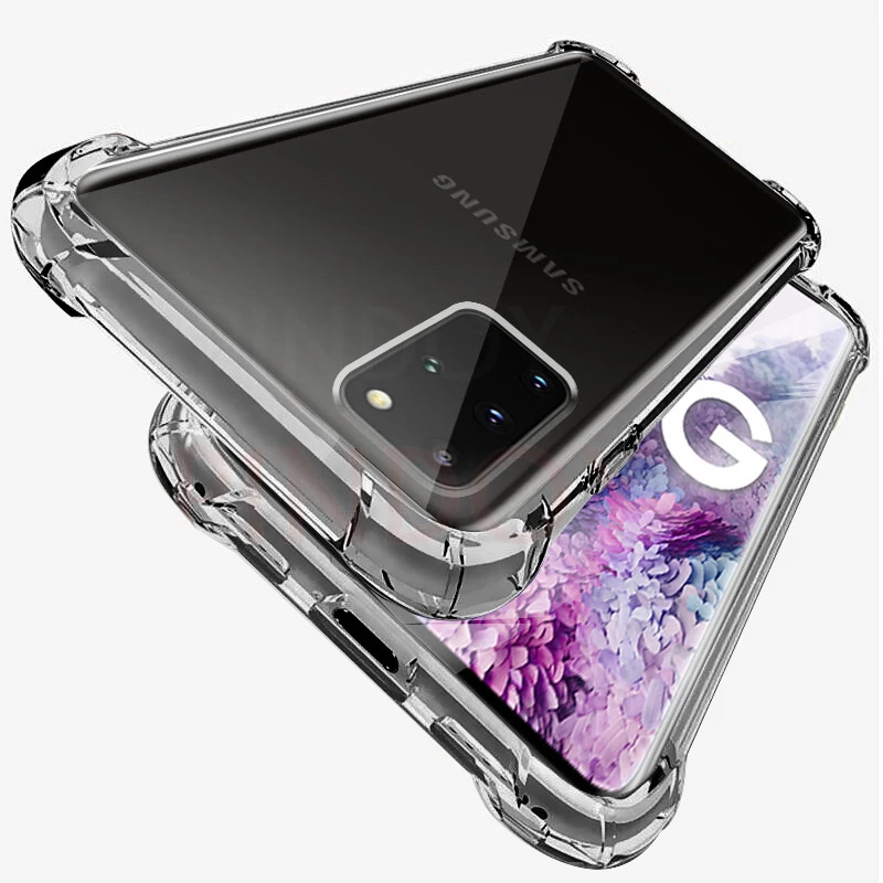 Противоударный чехол для Samsung Galaxy S20 S10 Plus Ultre S8 S9 S10E телефона Note 10 9 8 силиконовая