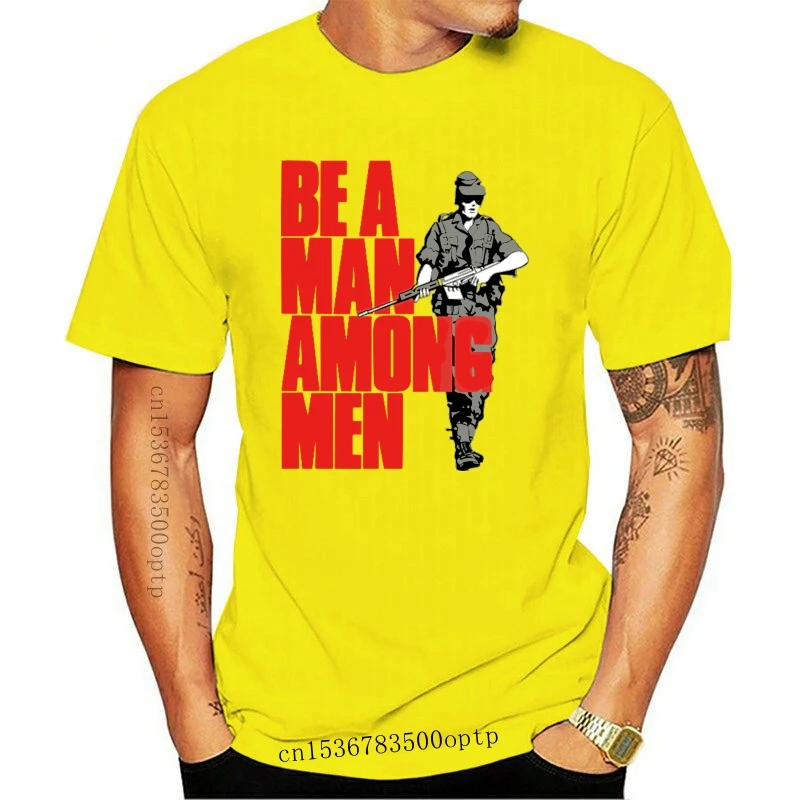 

Rhodesian Army T-Shirt - Be A Man Among Men - Rhodesia Shirt