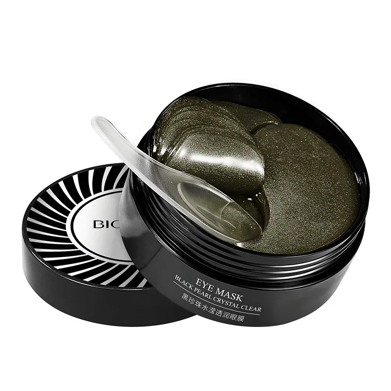 Маски патчи для ухода за областью вокруг глаз с черным жемчугом 60pcs жидкость