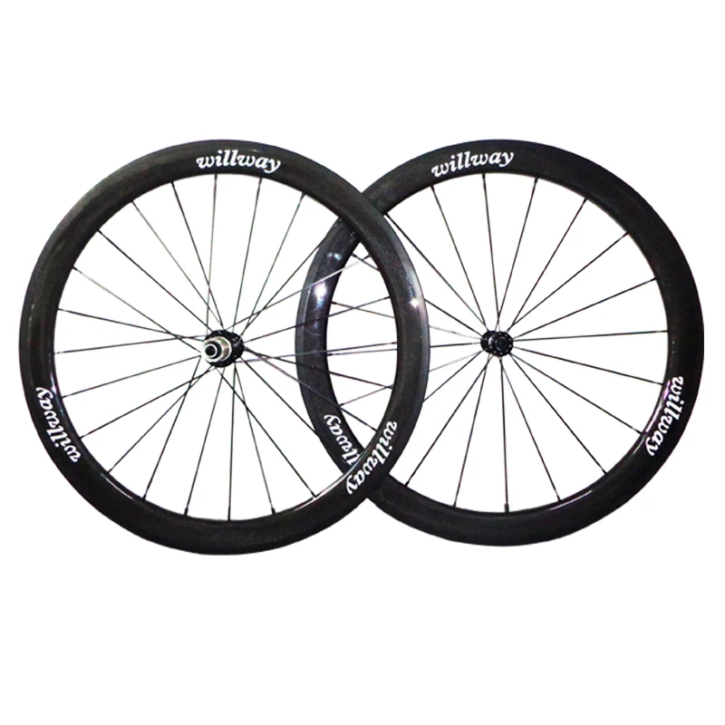 

1580g! 50mm Carbon Road Bike Wheels 700c Durable Basalt Braking Track Carbon Wheelset Clincher Wheels Bike
