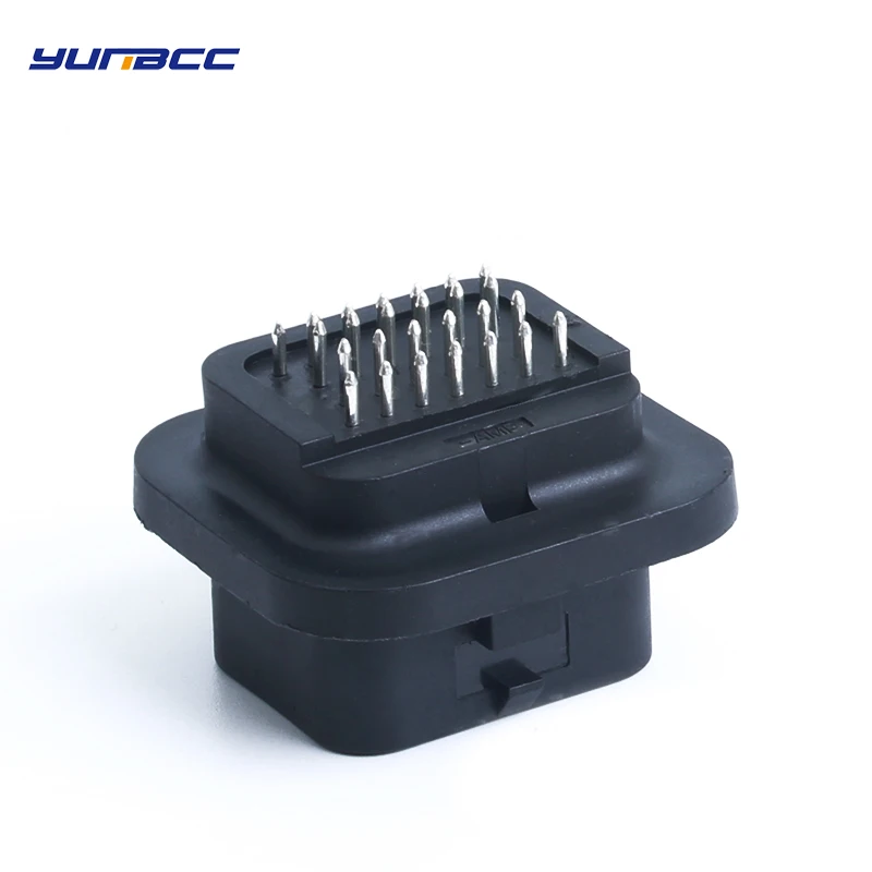 

1 set 26 pin TE AMP SUPERSEAL 3 slots electrical female male Straight PCB wire to board connector ECU plug 3-1437290-7 6437288-6