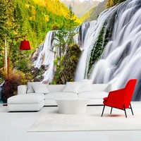 custom 3d photo wallpaper beautiful nature landscape waterfall mural bedroom living room tv background non woven 3d wall paper