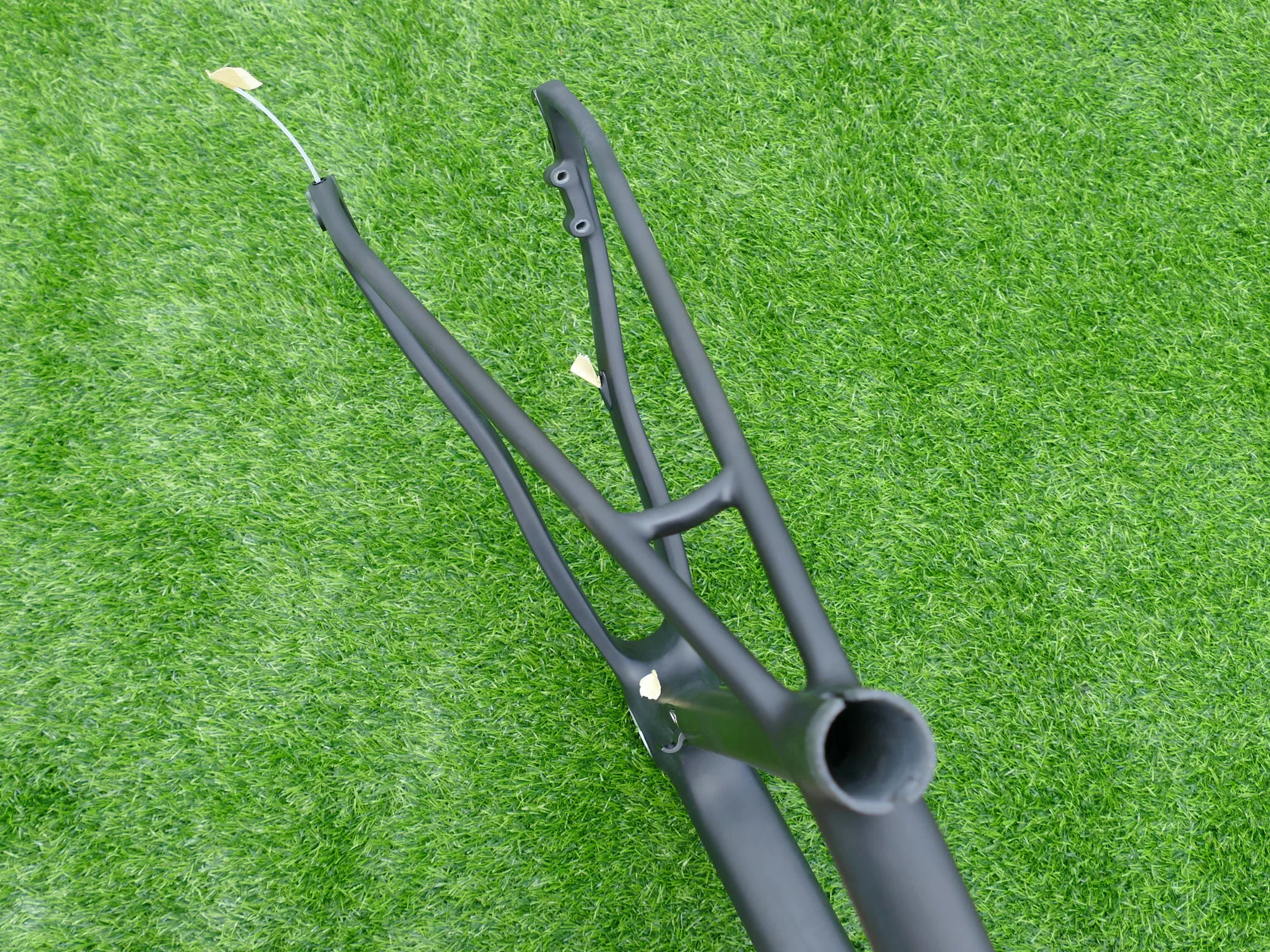 Полностью карбоновый Toray UD матовый велосипедный дисковый тормоз Cyclocross BSA BB30 рама