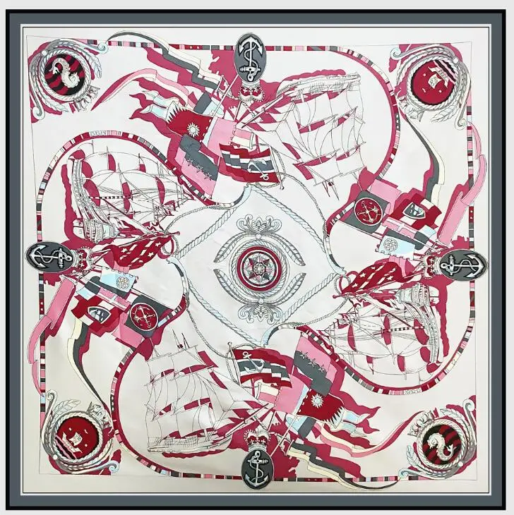 Платок женский Шелковый большой 2020 см 130 |