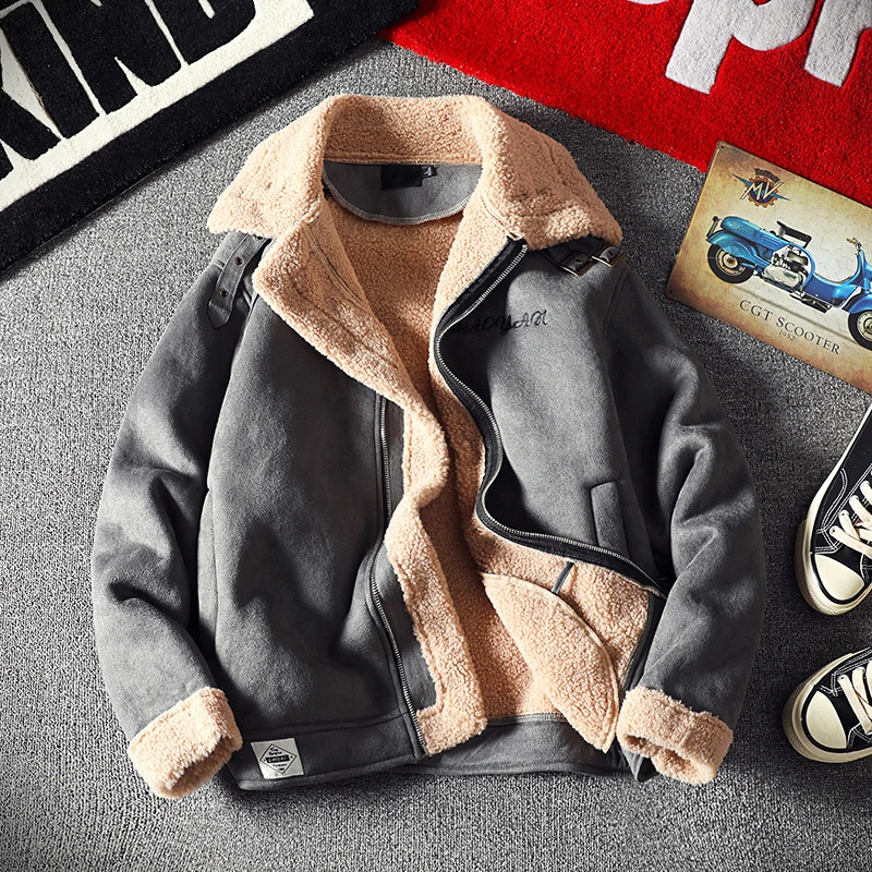 Мужская куртка бомбер модная зимняя теплая с хлопковой подкладкой|Мужские