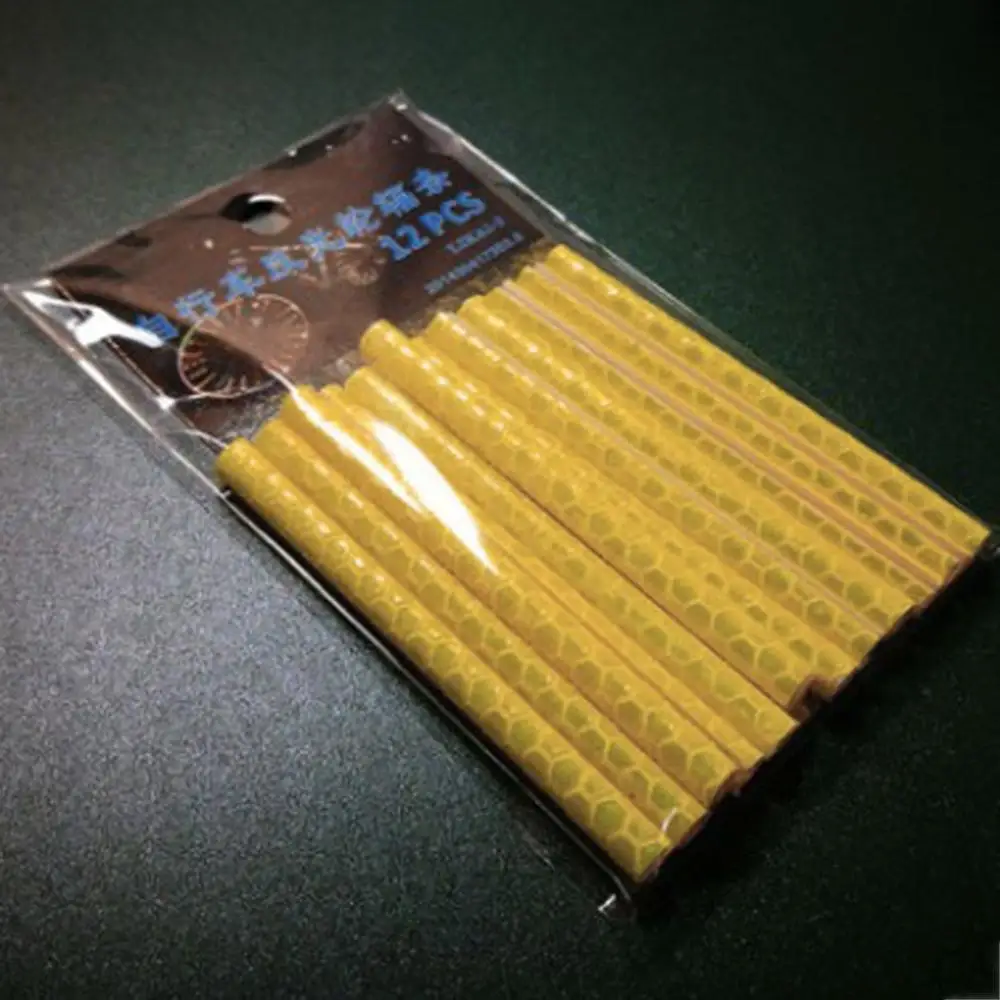 

Bike Bicycle Cycling Spoke Wheel Reflector Reflective Stocking Filler Bicycle Spoke Reflective Rod Decorative Rod