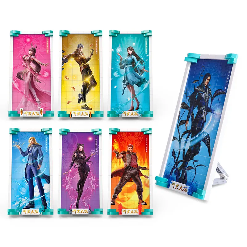 

BanBao, Боевой континент, Douluo Dalu, континентальные аниме строительные блоки Tangsan Xiaowu, 3d головоломки, блоки, аниме, charact, игрушки ET829