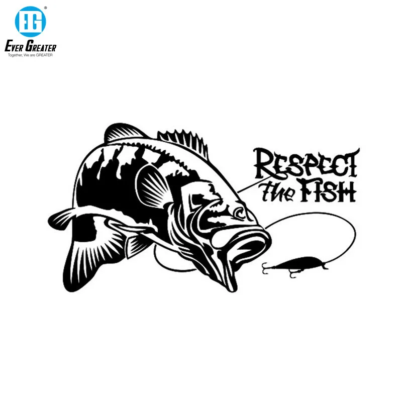 Уважаемые рыбы рыбалка лодка охота виниловые автомобильные наклейки Стикеры для