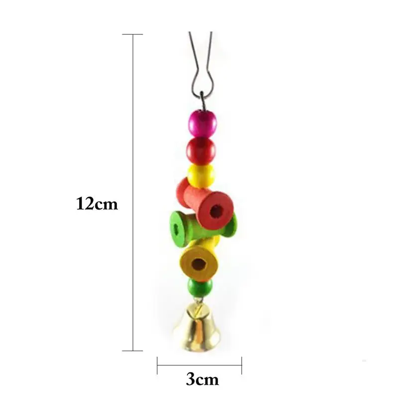 8 шт. игрушки попугай деревянные птицы стоящая Жевательная стойка шарик в форме