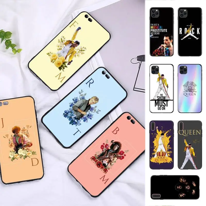 

Rock singer Funky Freddie Mercury Queen Pop Phone Case for iPhone 13 8 7 6 6S Plus X 5S SE 2020 XR 11 12 pro XS MAX