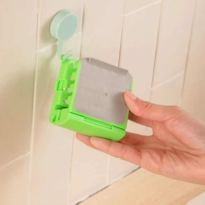 

Multifunctional U-Shaped Whetstone Press Type The Cleaning Brush with Scraper for Kitchen Accessories ADW889