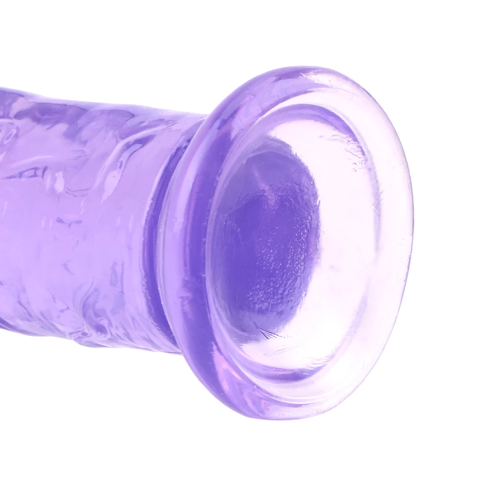 Мягкий желеобразный фаллоимитатор с сильной присоской реалистичный пенис