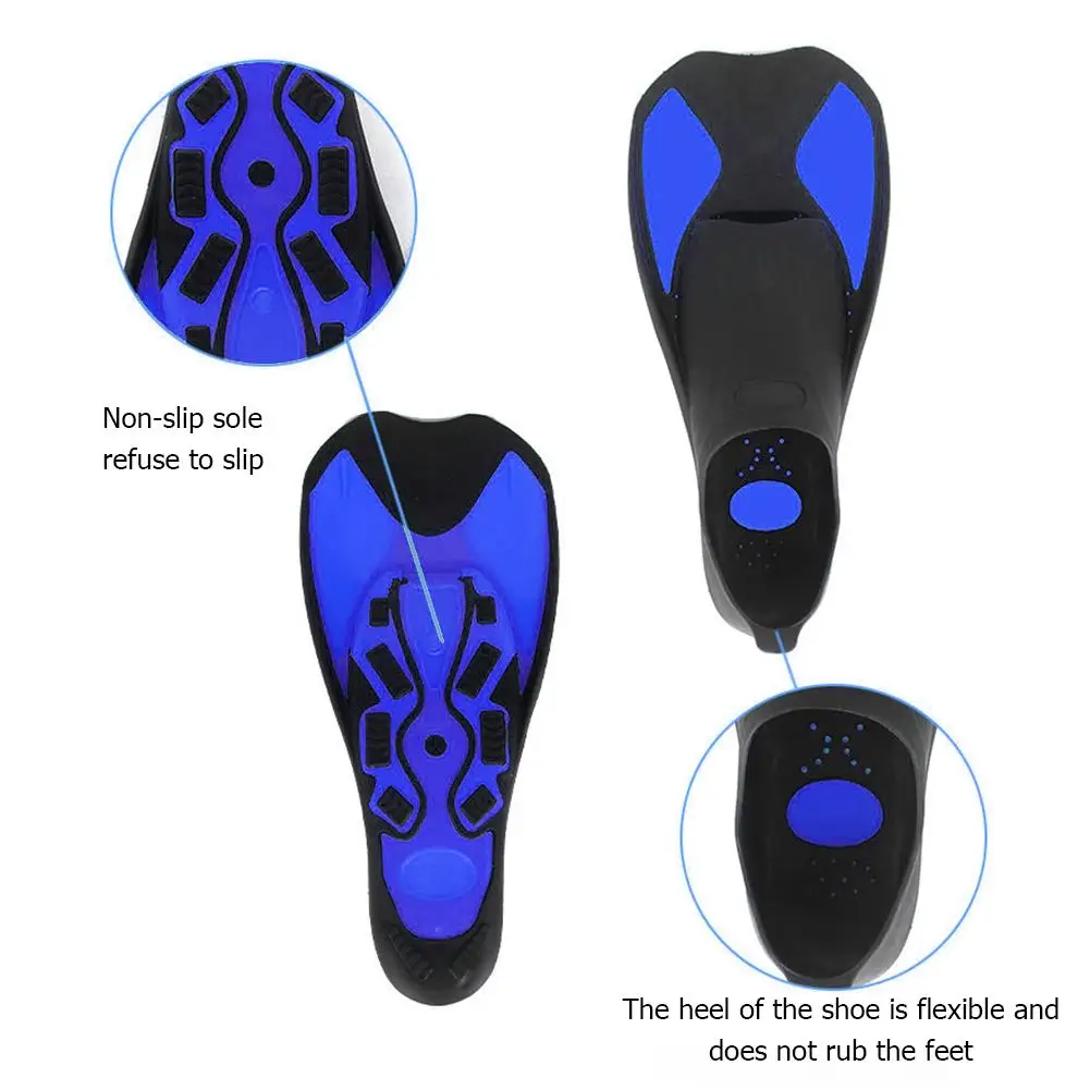 Взрослые плавники для плавания регулируемые длинные ласты обувь подводного