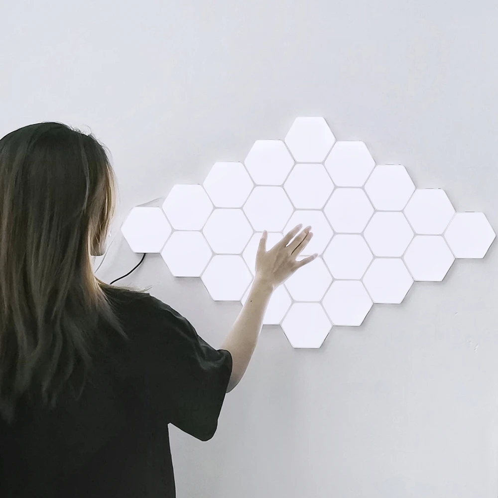 

Minimalism LED Night Lamps Quantum Modular Touch Helios Lights,Sensitive Lighting LED Night Lamp Magnetic Indoor Decoration