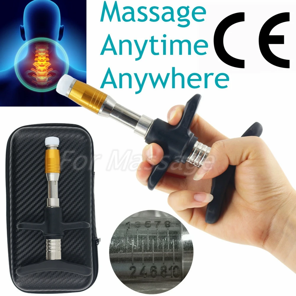 10 Level Chiropractic Adjustment Tool Health Care Manual Gun Spine Back Massager Cervical Spine Correction Gun 300N