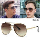 Солнцезащитные очки JackJad 2A103 мужские и женские, Модные Винтажные брендовые дизайнерские солнечные очки с градиентом и металлическим градиентом, модель 2021