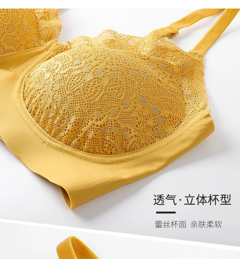 

2 Piece Sexy Push Up Bras for Women Wirefree Active Bra Lace Lingerie Seamless Underwear Free Shipping Sleep Tops