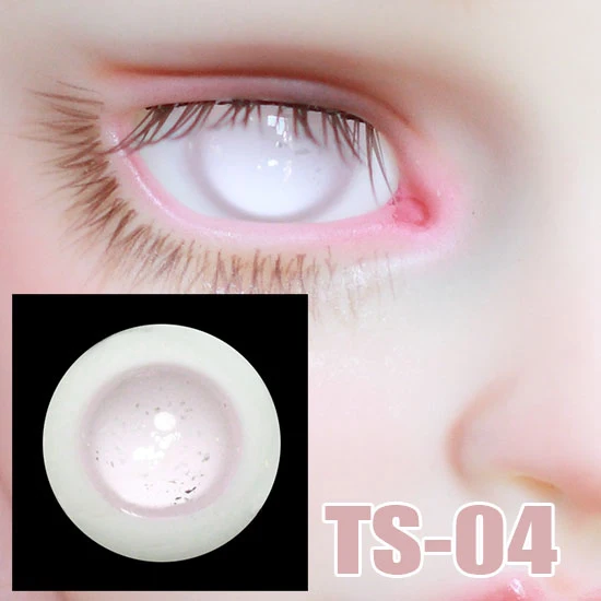 

G10-120 children toy bjd sd 1/3 msd 1/4 1/6 doll's props Accessoriess eyesball 14.16mm Broken Star pupil glass eyes white color