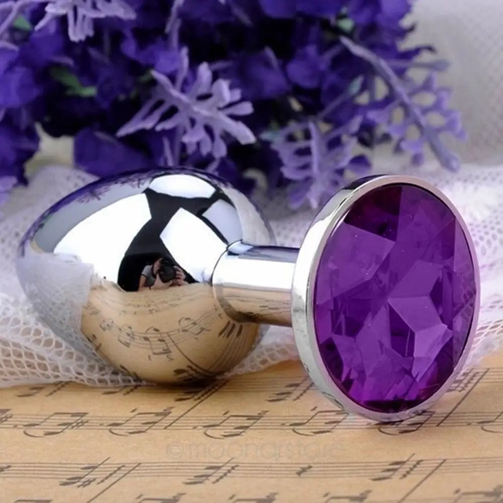 3 размера металлическая Анальная пробка сердечко анальные шарики стимулятор