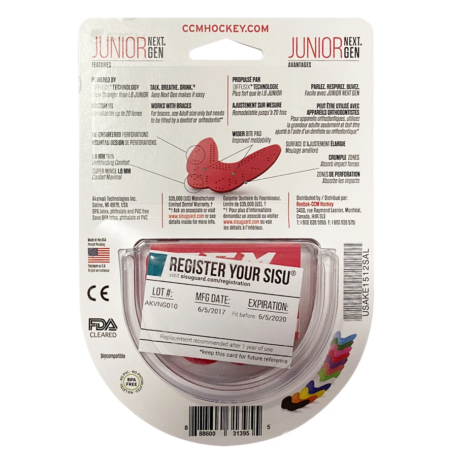 CCM Хоккей с шайбой защита зубов для детей и подростков взрослых силиконовая