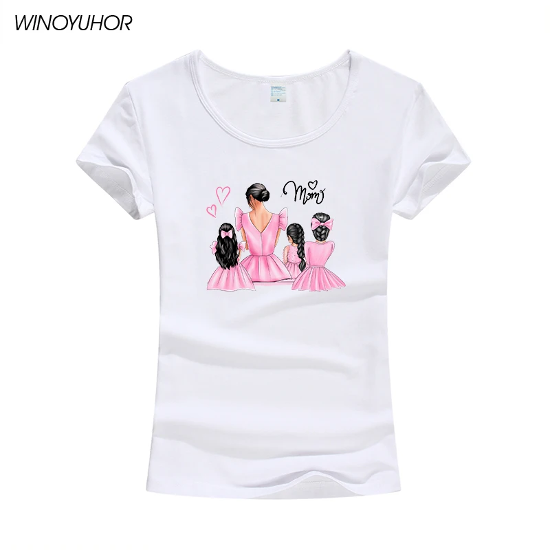 

Women T-Shirts 90s Fashion Mom Mother Daughter Printing Graphic Top Mama Ladies Gift Shirt Female Cartoon Tee T Shirt