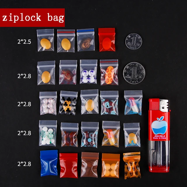 Jewelry Bags Zip Lock, 1000 Pcs (ALL SIZES) — Chicago City