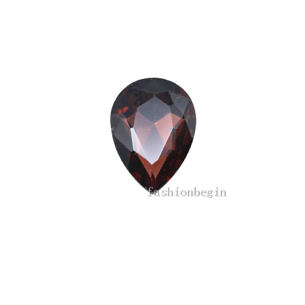 mid amethyst 30p 4x6 мм каплевидный цвет с заостренным фольгированным дном задняя Стеклянная Каменная граненая кристаллическая Стразы для дизайна ногтей бриллиантовые драгоценные камни бусины для изготовления ювелирных изделий - Цвет: mid amethyst
