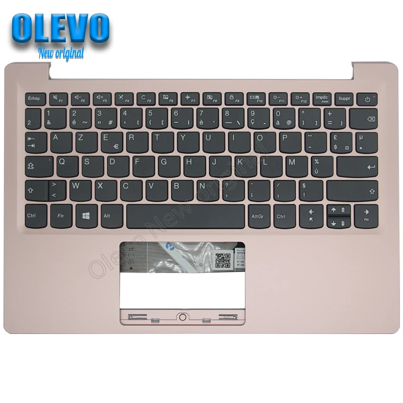 New For Lenovo IdeaPad 120S-11 120S-11IAP palmrest FR French keyboard upper cover upper case 5CB0P23698,Rose golden