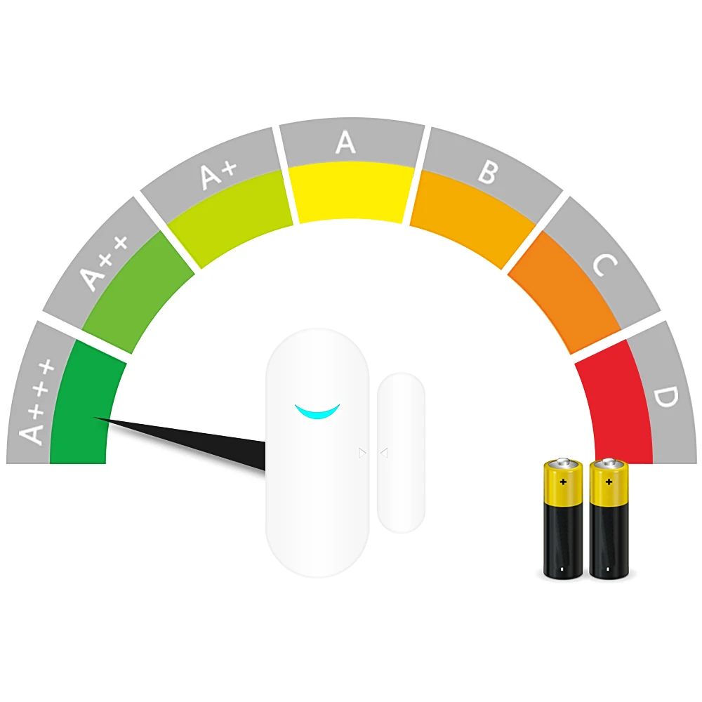 Умные детекторы открытия/закрытия дверей приложение Smartlife Wi-Fi датчик окон